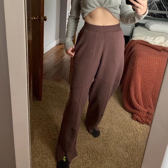 Free People Stepped Up Pants - Violet Umber - Size S - Picture 2 of 2